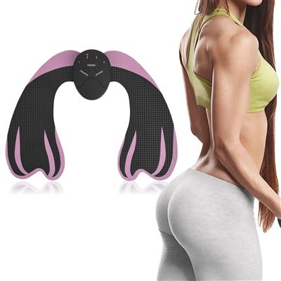Electroestimulador Muscular Especial Para Glúteos. Masajeador Eléctrico, Estimulador Tonificador. Dam Rosa