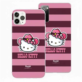 Funda Oficial Hello Kitty para Motorola Edge 30 Pro - Carcasa de Silicona La Casa de las Carcasas - Diseño Lines - 1