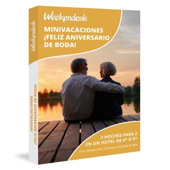 Caja Regalo de Dos noches: ¡Feliz aniversario de boda! – Weekendesk