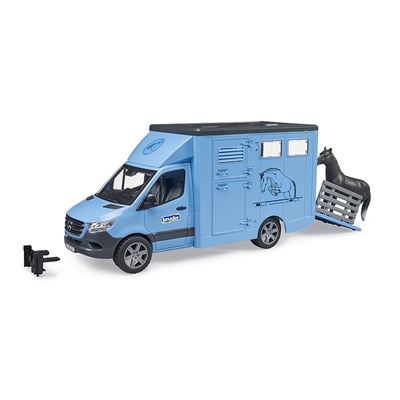 Transportador De Animales Mb Sprinter Con 1 Caballo Bruder 02674