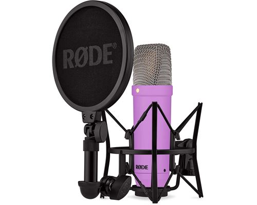 Rode Micrófono De Condensador Røde Nt1 Signature Purple