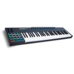 Alesis Vi61 – teclado controlador midi usb de 61 16 pads mandos y 48 botones todos asignables salida 5 puntas