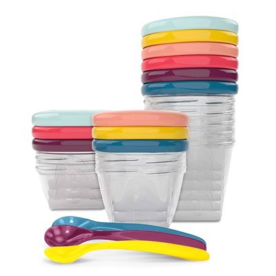 Recipientes Apilables Para Comida Bebé Babymoov Babybols Multi Set Xxl
