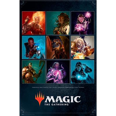 Poster Magic The Gathering Characquers