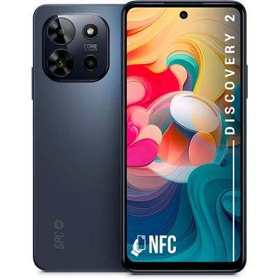 Smartphone SPC Discovery 2 de 8+256GB con pantalla 6.6"" HD+, Triple Cámara, NFC y carga rápida - Deep Sky