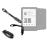 Luz LED De Lectura De Color Negro Para E-Book BQ Cervantes - Dispone De Clip De Enganche Para Adaptarlo A Su Dispositivo Por DURAGADGET_0