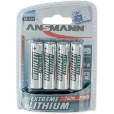 Ansmann 1X4 Extreme Pilas De Litio Aa