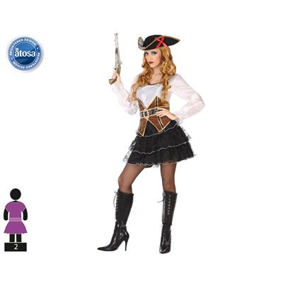 Disfraz De Pirata Para Mujer Talla Grande