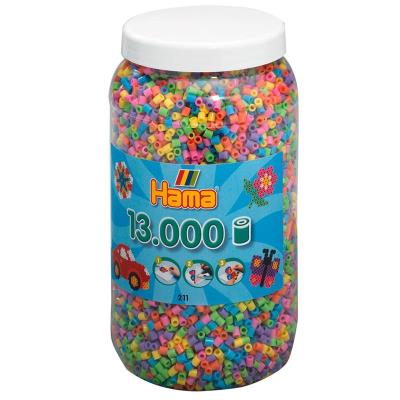 Hama 211-50 Perlas de colores para planchar, 13.000 Stck