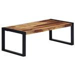 Mesa de centro vidaXL de madera maciza de sheesham 110x60x40cm marrón