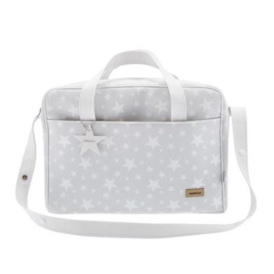 Bolso Maternal Maletin Etoile Gris 20X44X33 Cm