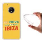 Funda Lenovo Motorola Moto G5 Plus Silicona Gel Flexible WoowCase Let's Move To Ibiza - Transparente