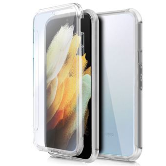 Funda Cool Silicona 3D para Samsung G998 Galaxy S21 Ultra (Transparente Frontal + Trasera) - 1