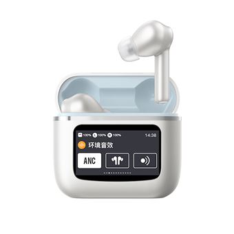 Auriculares Bluetooth Klack T68 Pro pantalla LED  ANC Blanco - 1