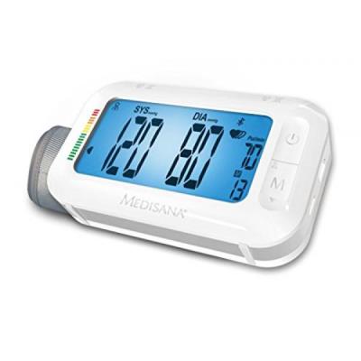 Medisana 51296 - Tensiómetro de Brazo con Función de Despertador, Color Blanco