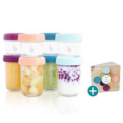 Babymoov Recipientes Para Guardar Comida Vidrio Babybols 8 Unidades