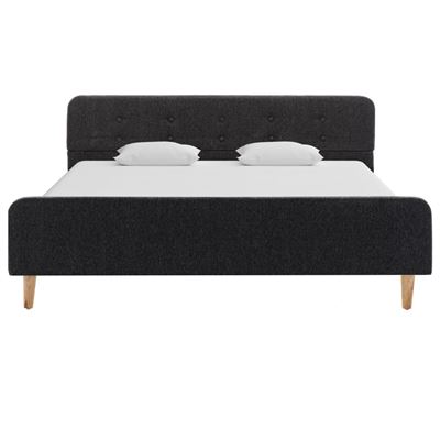 Estructura de cama de arpillera vidaXL gris oscuro 140x200cm, Camas  plegables, Los mejores precios