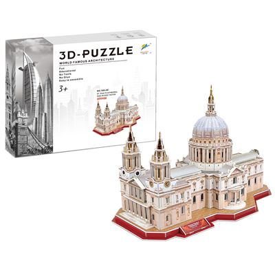 Puzle 3d Dam Catedral De San Pablo En Londres 107 Piezas Multicolor
