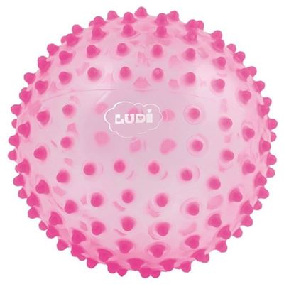 Ludi – Pelota sensorial transparente rose bola 20