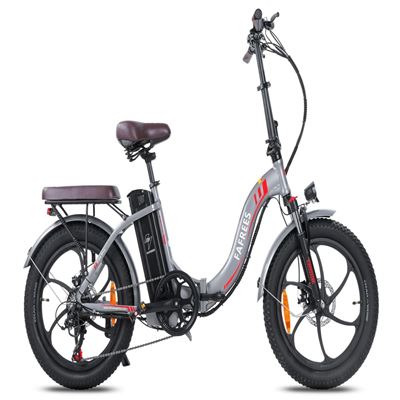 Bicicleta Eléctrica Fafrees F20 Pro Folding plegable 36V 18ah Batería Velocidad máxima 25km/h Gris