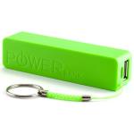 Power Bank Color Verde Cargador Externo Bateria Externa Para Móviles 2600 mah