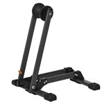 Soporte para bicicleta HOMCOM negro 39x35x45,5 cm metal nylon