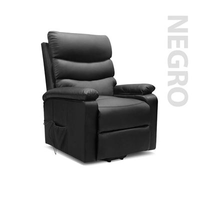 Sillón Relax Levanta Personas Gridinlux. Orejero Piel Nobuk. 8 Motores de  Masaje. 5 Modos. Elevación con Mando. Función Calor Lumbar., Sillones, Los  mejores precios