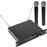 Micrófonos inalámbricos de mano BeMatik 2 unidades compatible rack 10"" VHF 200 - 280 MHz_0