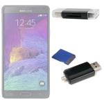 Lector De Tarjetas SD/mSD + USB 2.0 + Micro USB Para Samsung Galaxy S6 Edge+ | Note 5 / 4 - ¡Todo en un dispositivo! Por DURAGADGET