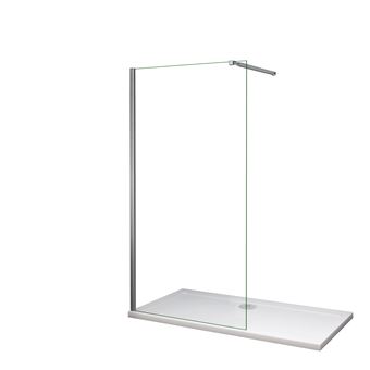 Mamparas de Ducha Pantalla Panel Fijo 10mm Antical - Barra 73-120cm - 60x200cm