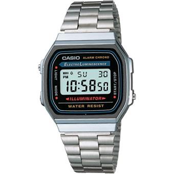 Casio Reloj digital negro clásico W59-1V para hombre, Negro -, Reloj de  cuarzo, digital