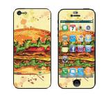 Skin Stickers Para Apple Iphone 5 (Sticker : Hamburger Special)