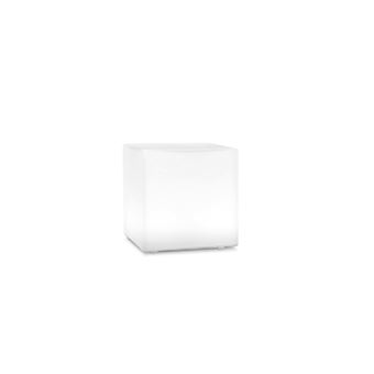 Lámpara de Mesa Homemania PANZERI Kubik Blanco 11x11x11 cm