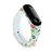 Pulsera de TPU para Xiaomi Mi Band 3 /4, Blanco & Flor_0