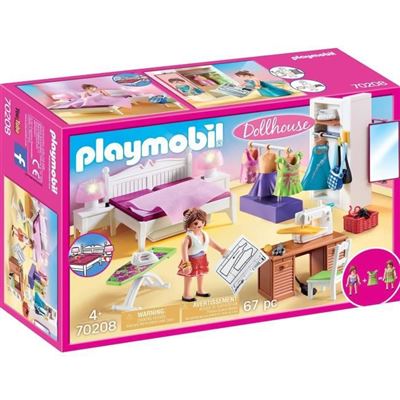 Playmobil 70208 - Dormitorio Con Espacio Para Coser
