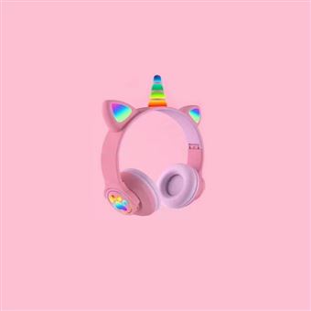 Auriculares infantiles Smartek TWS-CAT con orejas de luz LED Verde -  Auriculares por infrarrojos - Los mejores precios