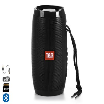 Tekkiwear Dam Negro Altavoz Tg-157 Bluetooth 4.2 Portátil Con Luces Dinámicas Led. Dam