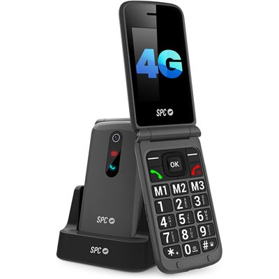Teléfono Móvil Para Mayores Spc Stella 3, 4g, Teclas Xl, Sos, Configuración Remota