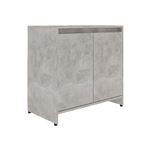 Armario de baño vidaXL madera contrachapada gris hormigón 60x33x61cm