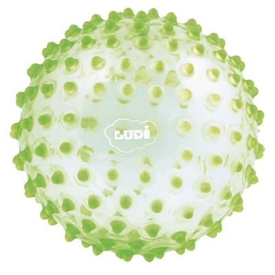 Ludi Pelota Sensorial transparente verde tallanorme 2795 vt bola 20