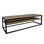 Mueble TV iCub estilo Industrial Vintage – 40x120x45 cm. Negro.