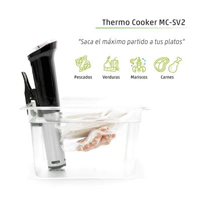 Roner Sous-Vide para cocina a baja temperatura MakeCuisine Thermocooker  MC-SV2 - Accesorios preparación culinaria - Los mejores precios