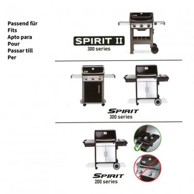 Funda para barbacoa Spirit II serie 300 y Spirit serie 300. Weber 7183