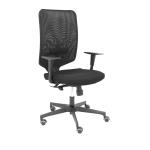 Silla de Oficina ergonómica Piqueras y Crespo, Regulable, Negro