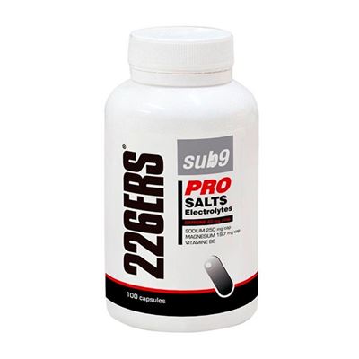 226ers Sub-9 Pro Salts Electrolytes - 100 Cápsulas - Combate Los Calambres Y La Deshidratación