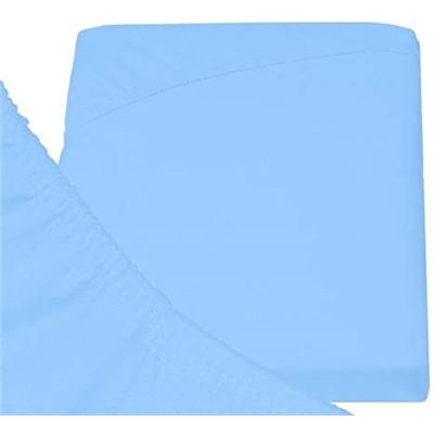 Sábanas Jersey Silkey Azul cielo 200X200X30