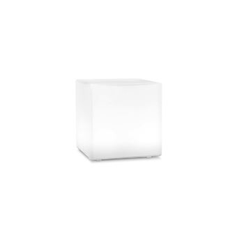 Lámpara de Mesa Homemania PANZERI Kubik Blanco 14x14x14 cm