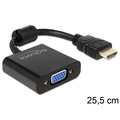 Delock Negro Adaptador Hdmi-A Macho A Vga