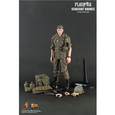 ミリタリー HOT TOYS Platoon Sergeant Barnes. Figura Hot Toys MMS141 - Platoon - Sergeant Barnes - Merchandising