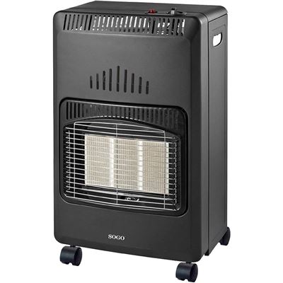 Estufa cerámica de gas plegable Sogo 1600W/2800W/4200W